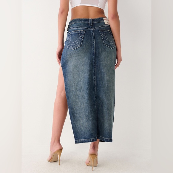 True Religion UO Exclusive Denim Maxi Skirt - Picture 16 of 16